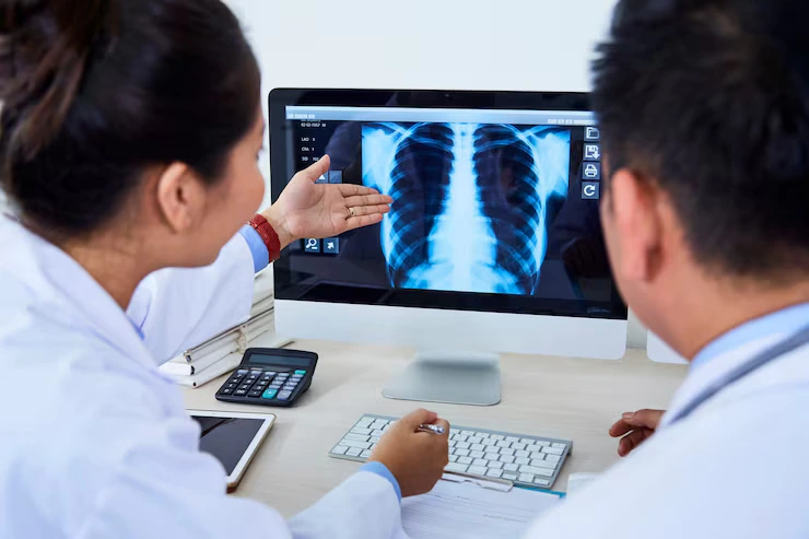 unrecognizable pulmonologists working together 274689 12097